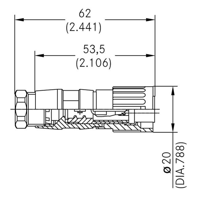 T 3425 502 Amphenol Tuchel Industrial  Assemblages de connecteurs circulaires